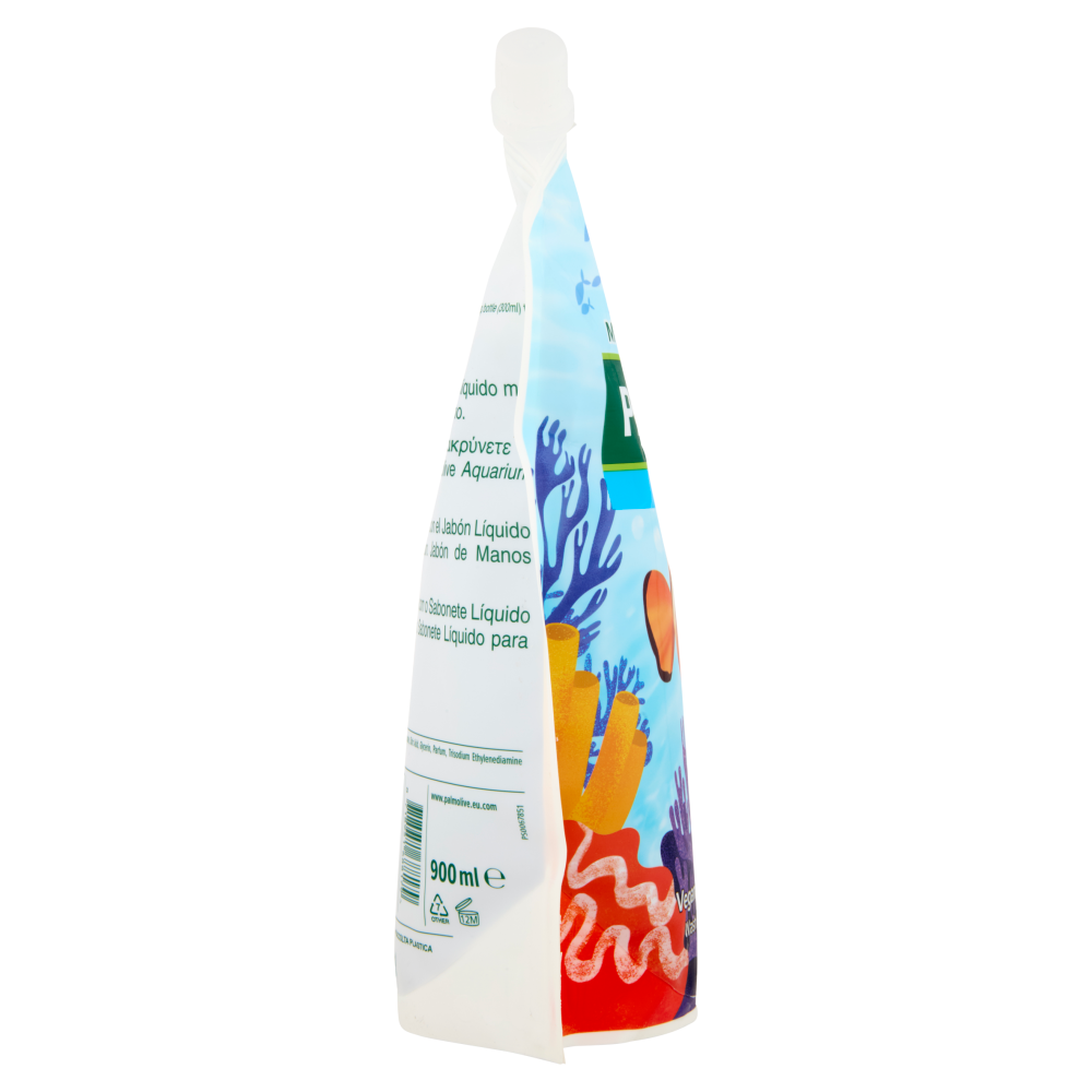 Palmolive Ricarica Sapone Liquido Mani Aquarium vegano 900 ml