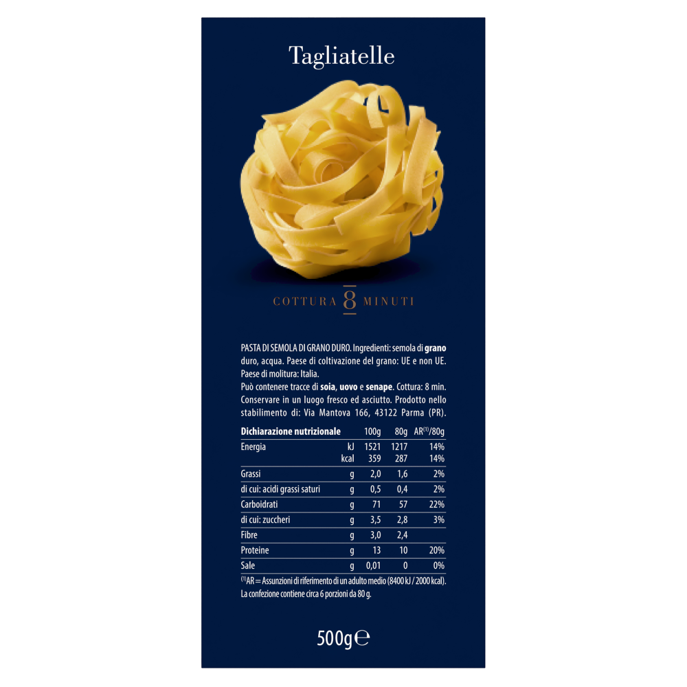 Barilla Pasta Specialità Tagliatelle 500g