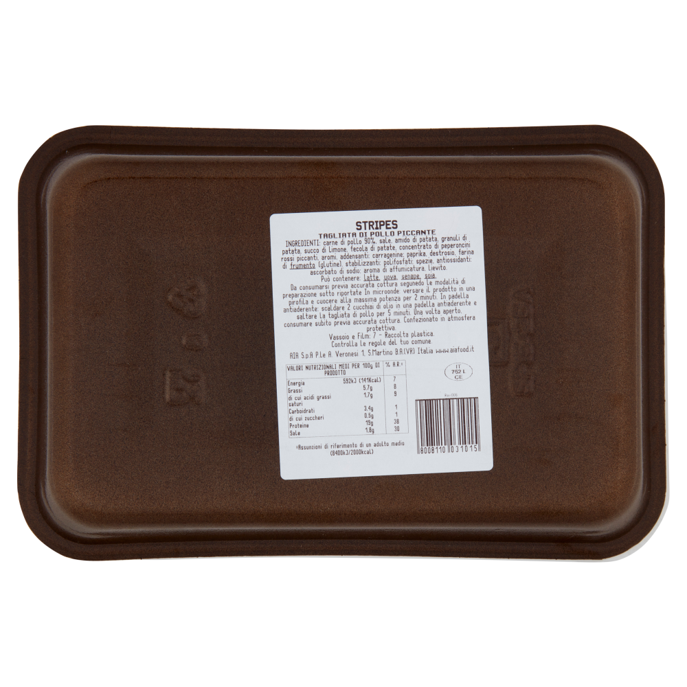 Aia Stripes Tagliata di Pollo delicatamente piccanti 0,300 kg