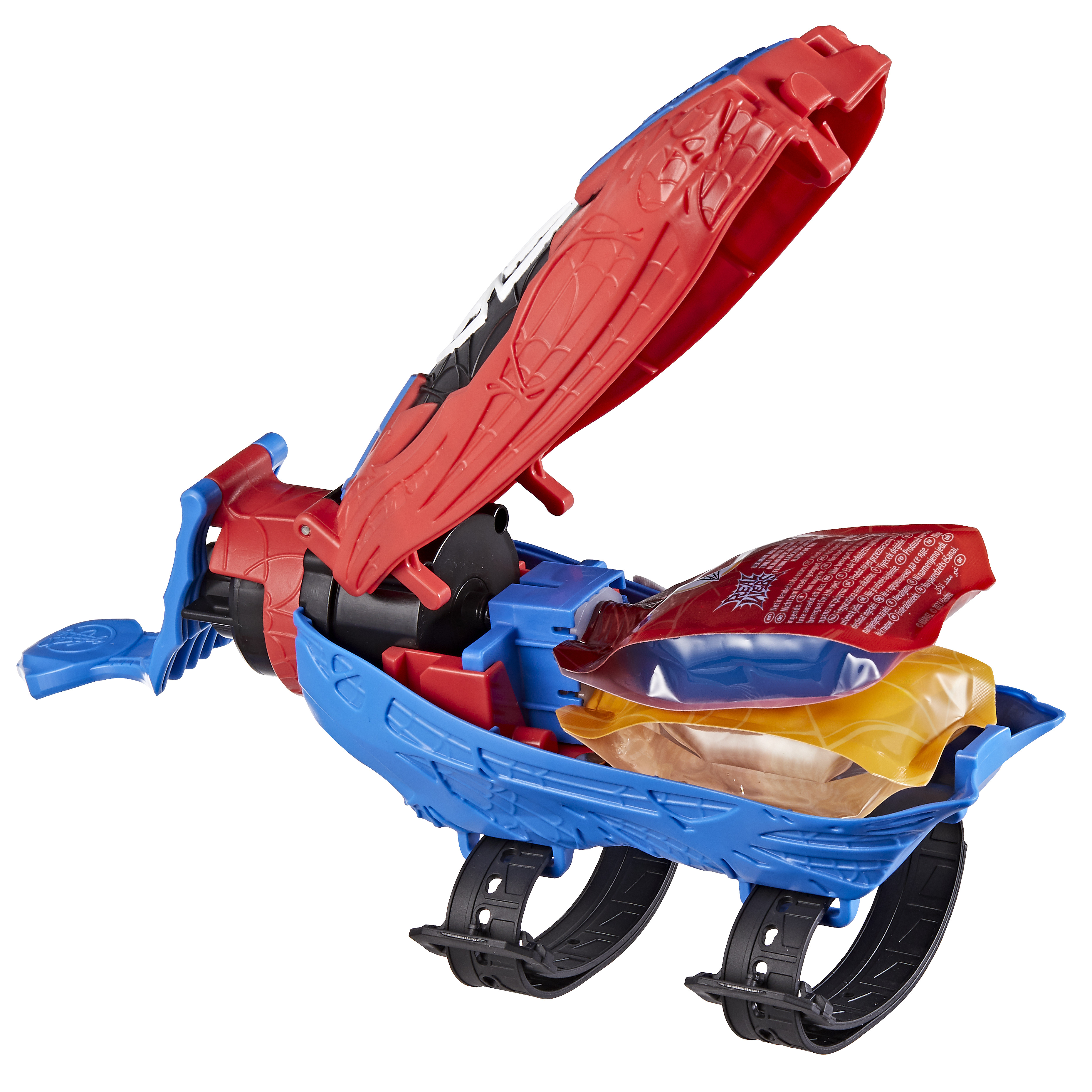 Marvel Spider-Man Hasbro , Real Webs Ultimate Blaster, Blaster di ragnatele, blaster 2 in 1, giocattolo per i giochi d'imitazione, costume di Spider-Man, giocattoli di Spider-Man