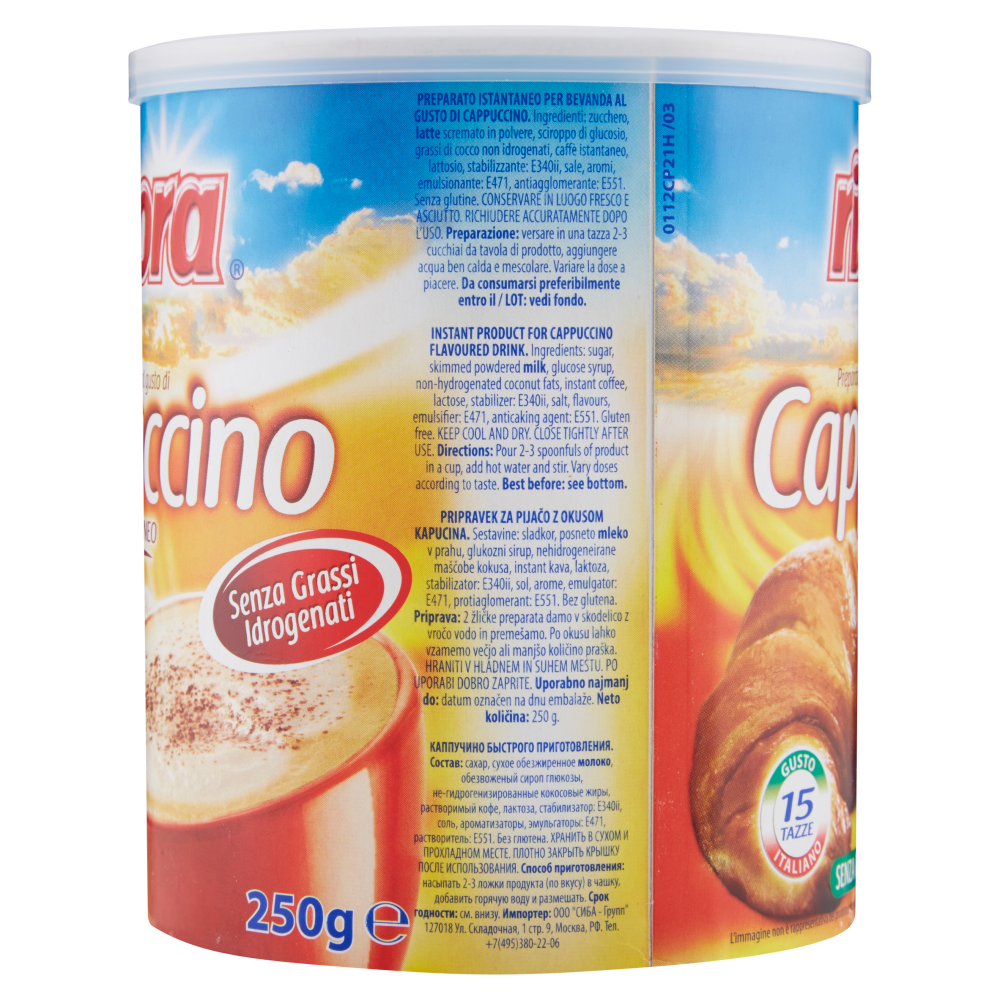 Ristora Cappuccino istantaneo 250 g