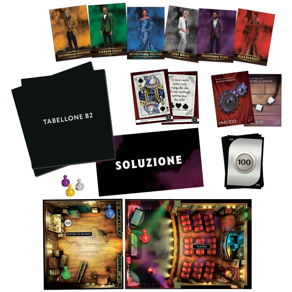 Cluedo Escape - Il Club dell'Illusionista, gioco di mistero in versione Escape Room
