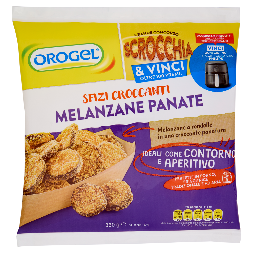 Orogel Sfizi Croccanti Melanzane Panate Surgelati 350 g