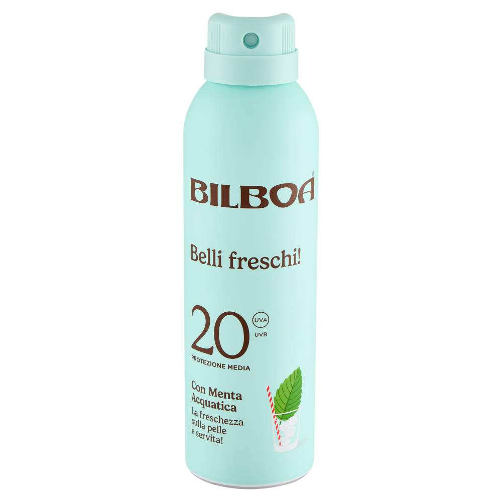 Bilboa Belli freschi! 20 Protezione Media con Menta Acquatica 150 ml