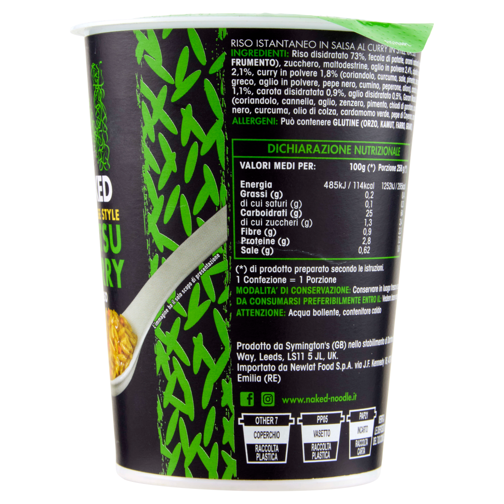 Naked Japanese Style Katsu Curry Riso 78 g