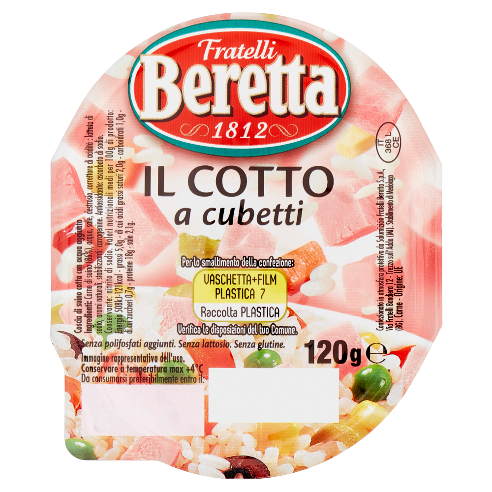 Fratelli Beretta il Cotto a cubetti 120 g