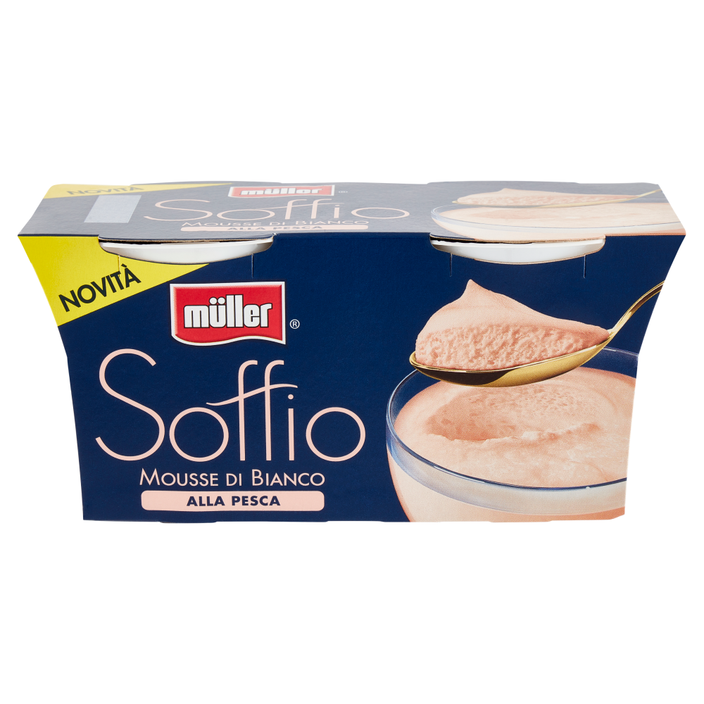 müller Soffio Mousse di Bianco alla Pesca 2 x 95 g