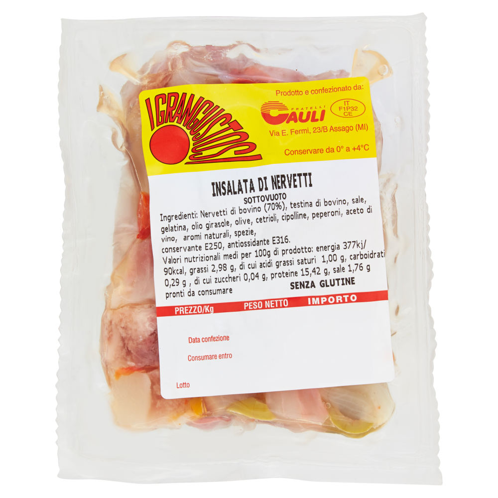 Fratelli Cauli I Grangustosi Insalata di Nervetti Sottovuoto