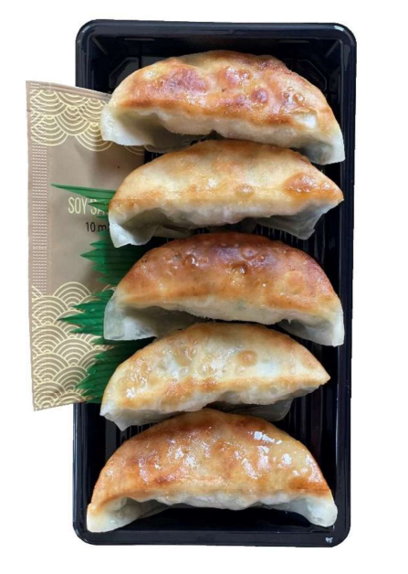 Ravioli di pollo grigliato e verdure