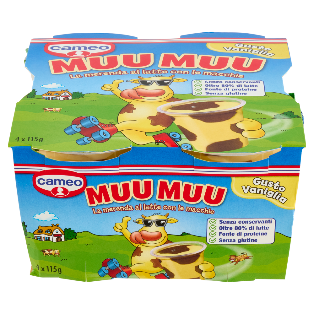 cameo Muu Muu Gusto Vaniglia 4 x 115 g
