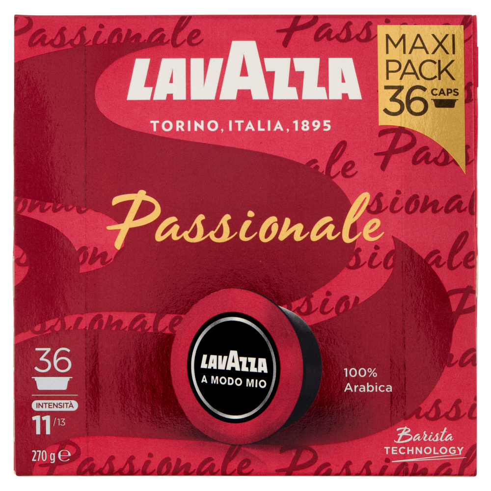 Lavazza A Modo Mio Passionale 36 Capsule 270 g
