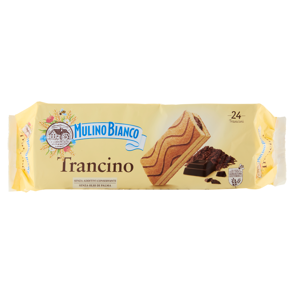 Mulino Bianco Trancino Merenda Senza Additivi Conservanti 24 pezzi 792g