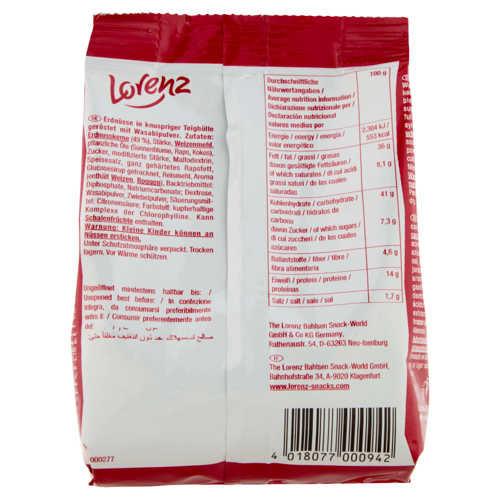 Lorenz Nic Nac's Wasabi Style 110 g