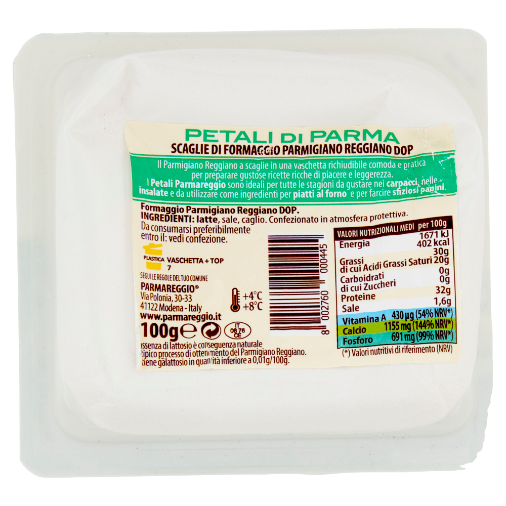 Parmareggio GranTerre Petali di Parma Parmigiano Reggiano DOP 100 g