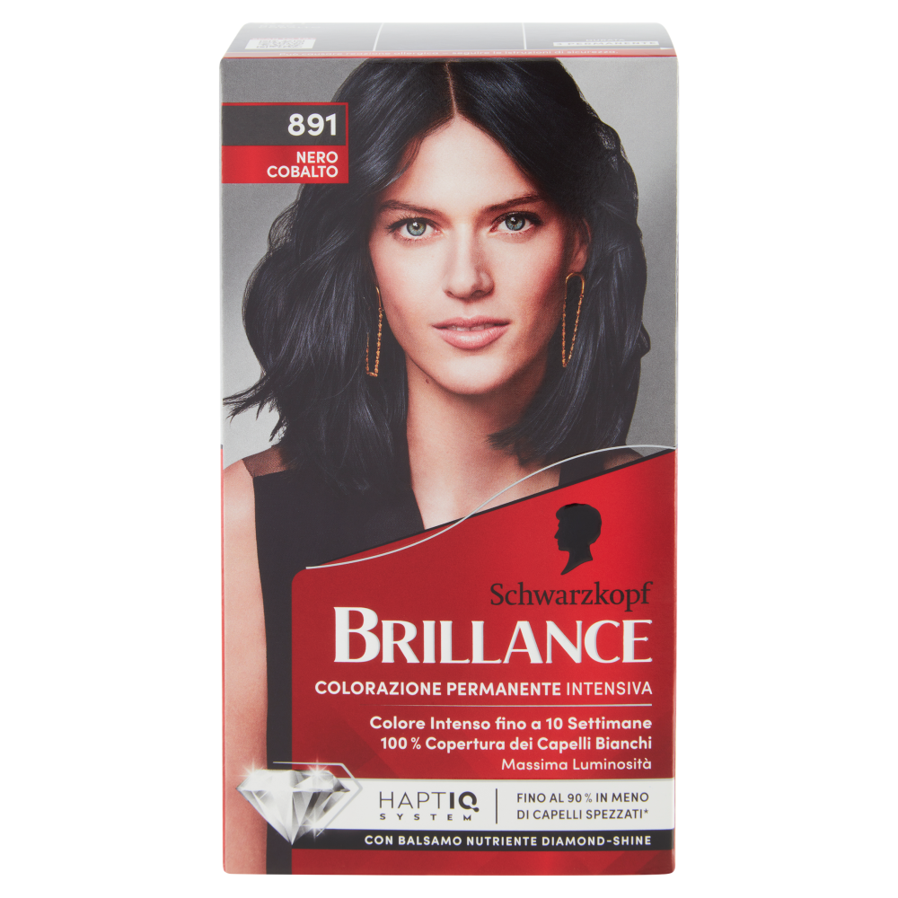 Brillance Colorazione Permanente Intensiva 891 Nero Cobalto