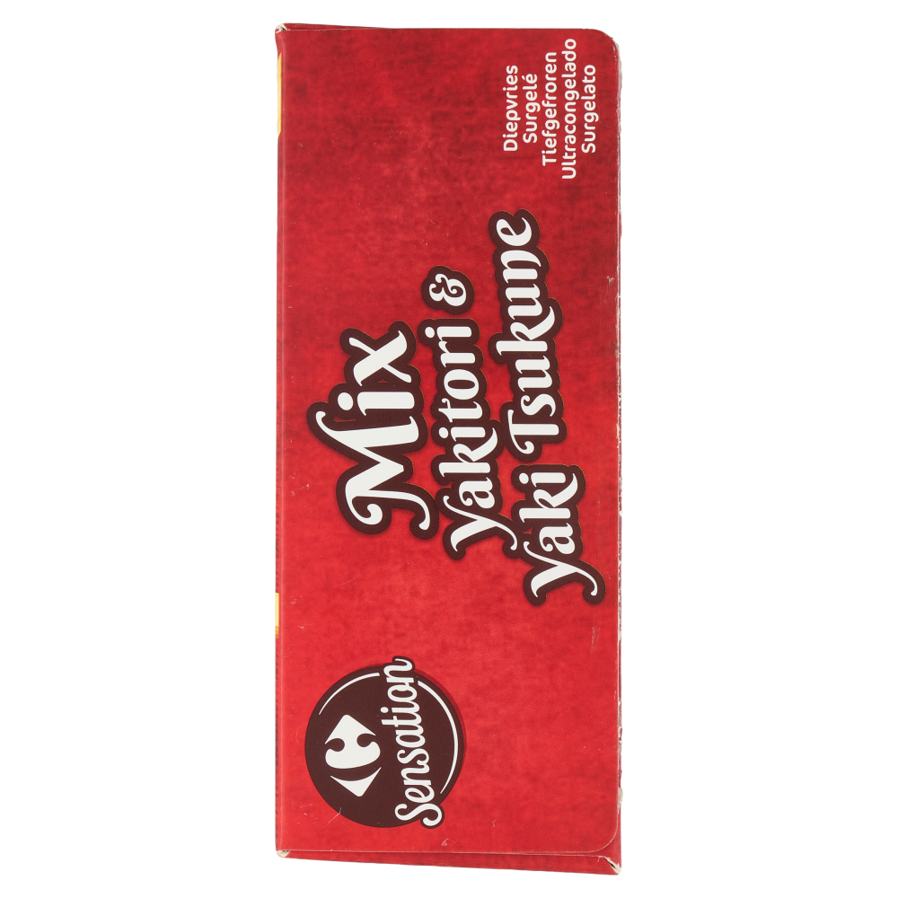 Carrefour Sensation Mix Yakitori & Yaki Tsukune Surgelato x8 200 g