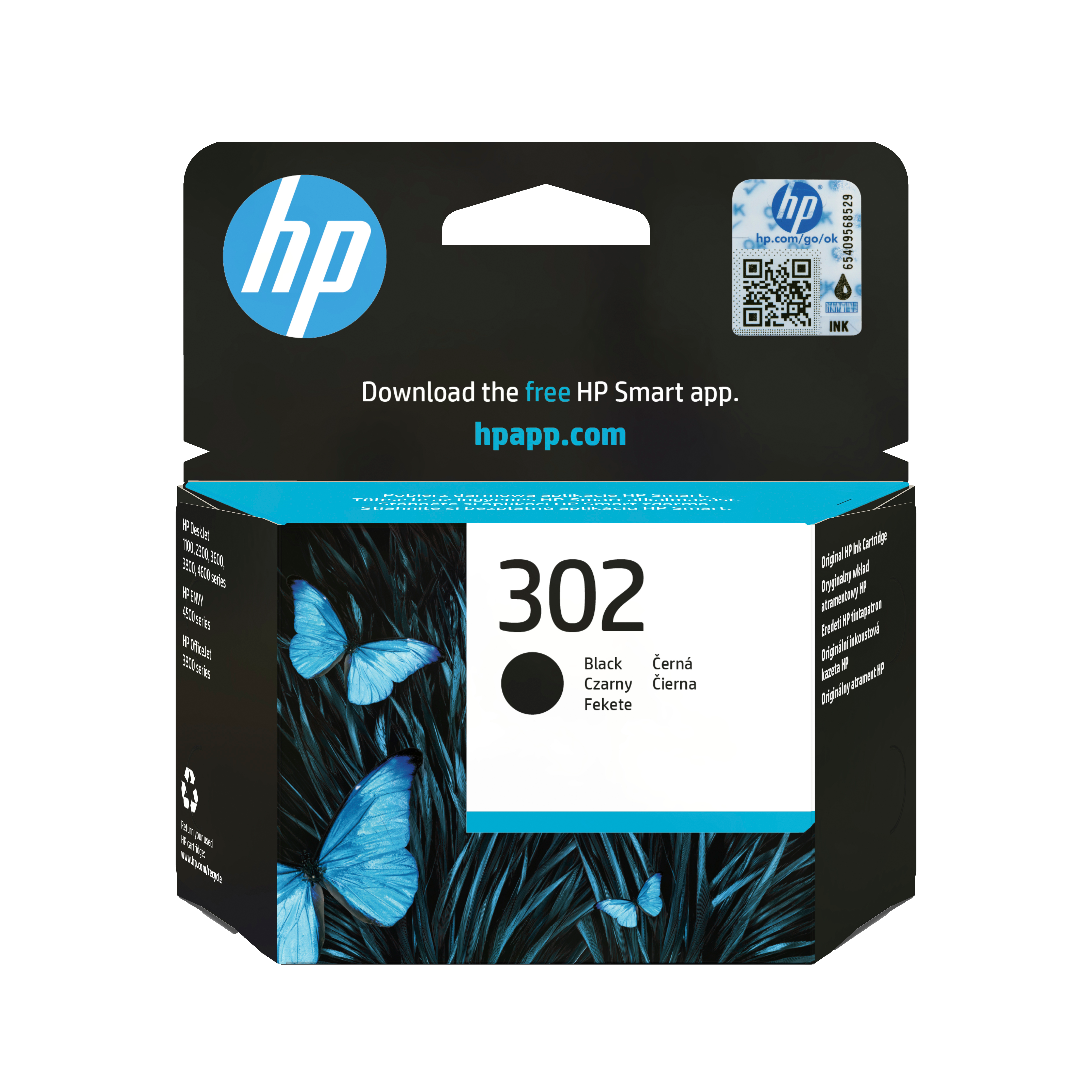 HP Cartuccia originale inchiostro nero 302