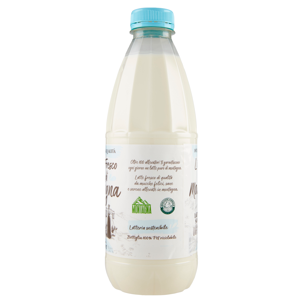Latteria Sociale Valtellina Latte Fresco di Montagna Intero Alta Qualit&agrave; 1 litro