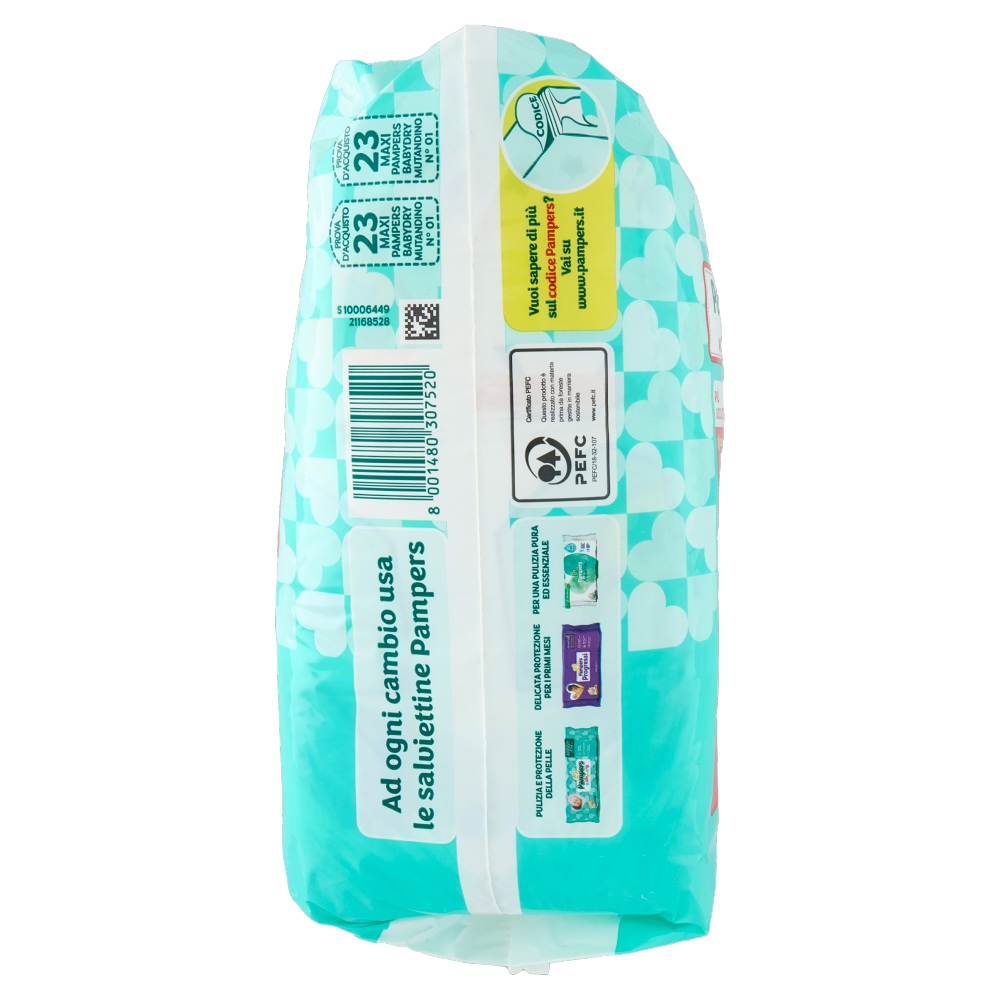 Pampers Baby-dry Mutandino Maxi 23 + 23 pz