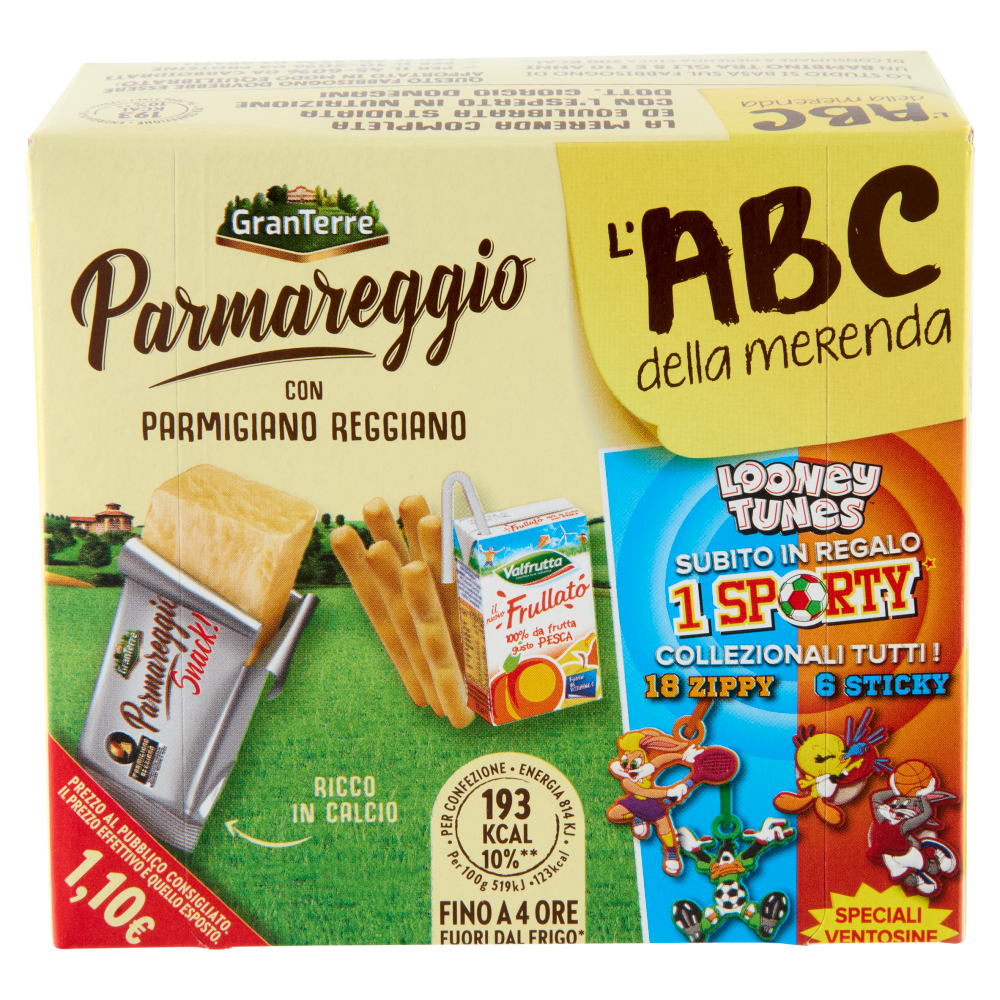 Parmareggio l'ABC della merenda con Parmigiano Reggiano