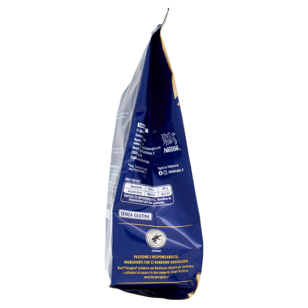 BACI PERUGINA Perle Cioccolatini Fondenti ripieni alle Nocciole Sacchetto 154g