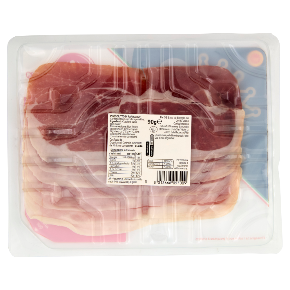 Carrefour Classic Prosciutto di Parma DOP 90 g