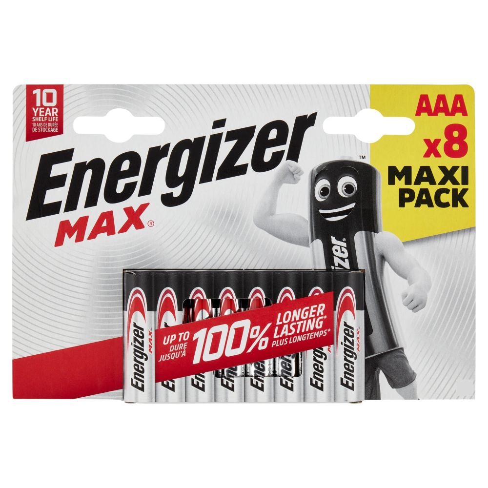 Energizer Max AAA 8 pz