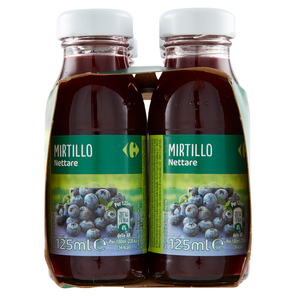 Carrefour Mirtillo Nettare 6 x 125 ml