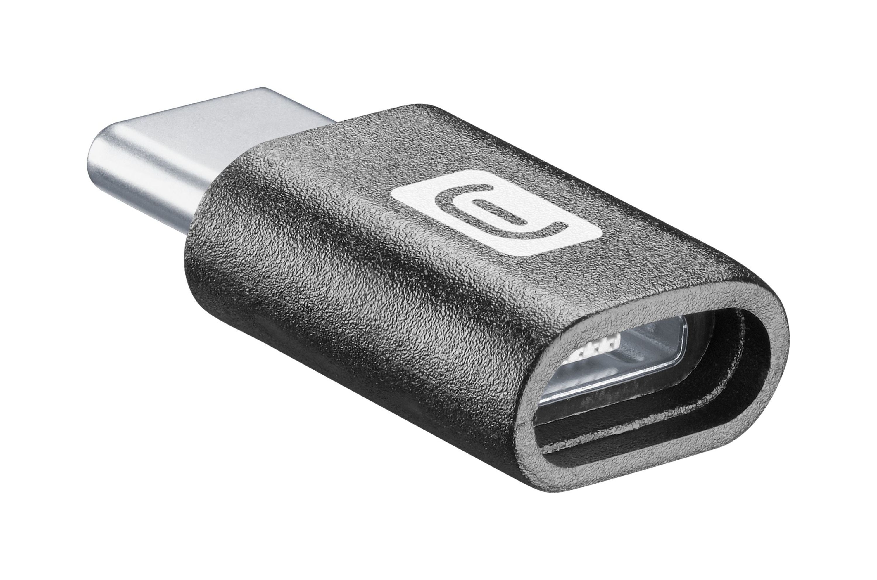 Cellularline Adattatore da MICRO USB a USB-C Converte la porta MICRO USB in USB-C