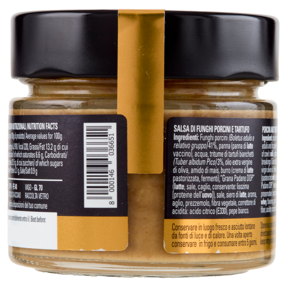 Urbani Tartufi Sugo Pronto Porcini e Tartufo 130 g