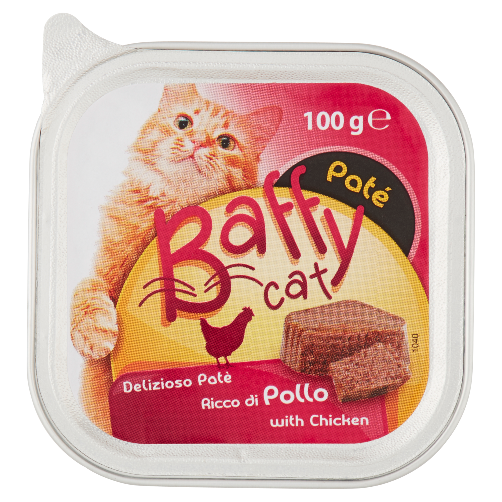 Baffy cat Pat&eacute; Delizioso Pat&eacute; Ricco di Pollo 100 g