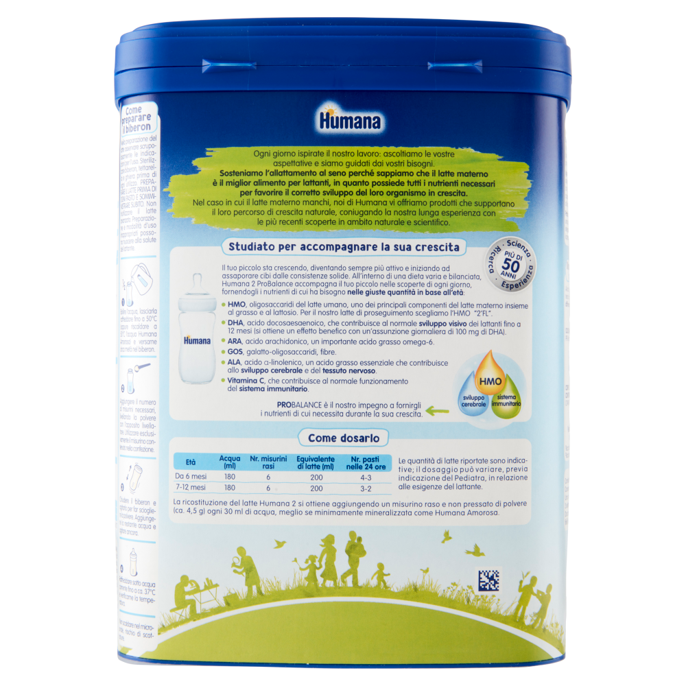 Humana Probalance 2 Latte di proseguimento 800 g