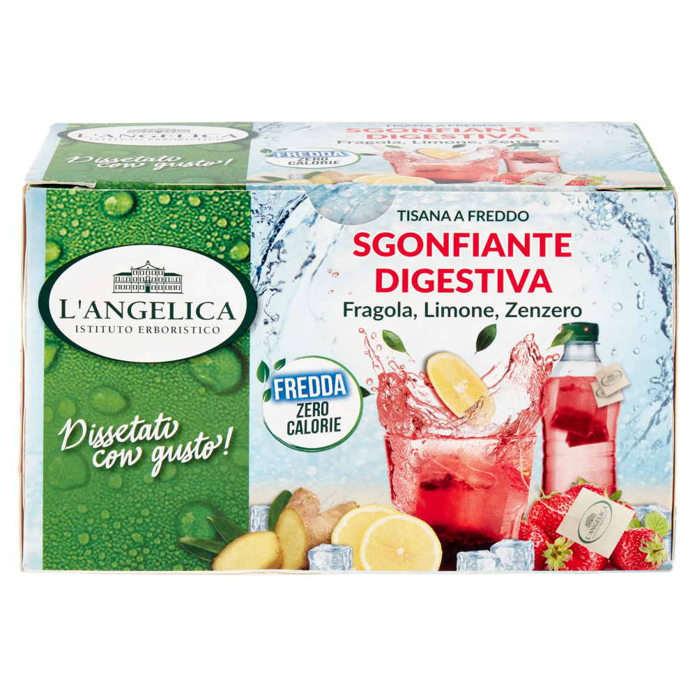 L'Angelica Tisana a Freddo Sgonfiante Digestiva 18 Filtri 39.6 g