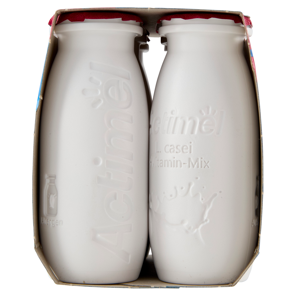 ACTIMEL, Yogurt da Bere con Vit B6 e D per il Sistema Immunitario, gusto Melograno, 6X100G