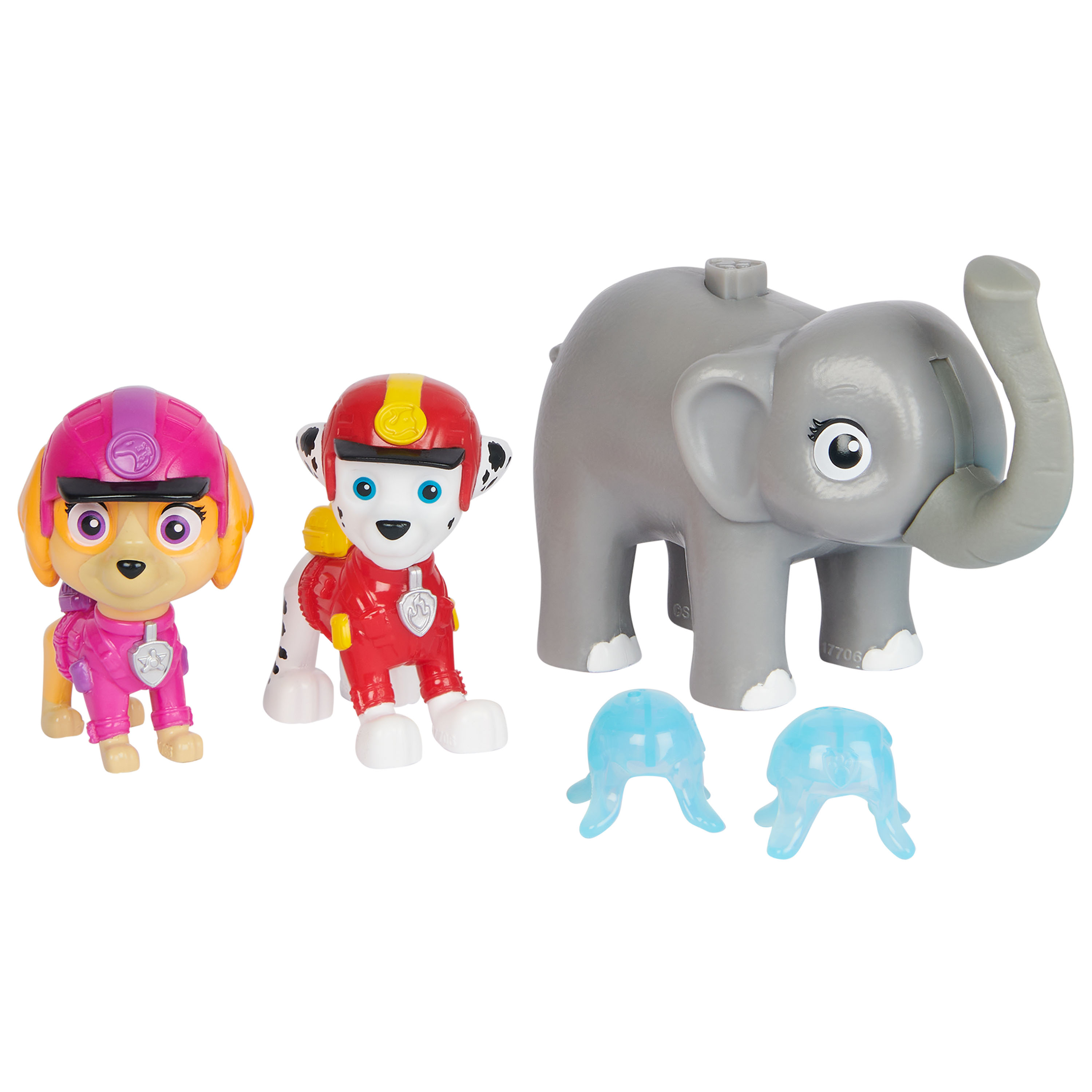PAW Patrol : Jungle Pups Chase, Tracker & Tiger, action figure con lanciamissili, giocattoli per bambini e bambine da 3 anni in su