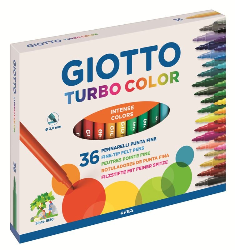 F.I.L.A. Giotto Turbo Color 36 Pennarelli
