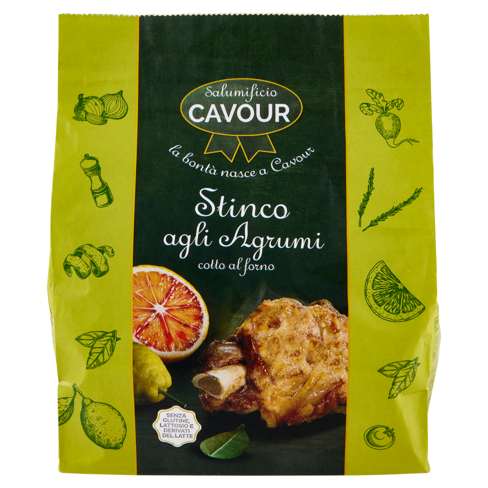 Salumificio Cavour Stinco agli Agrumi cotto al forno 650 g