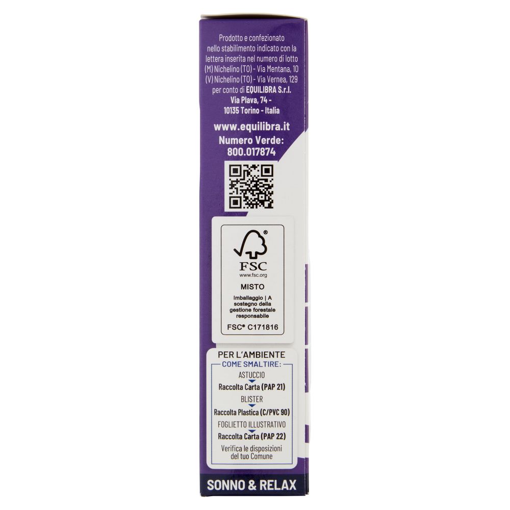 Equilibra Melatonina Sonno e Jet Lag 75 Compresse 9,37 g