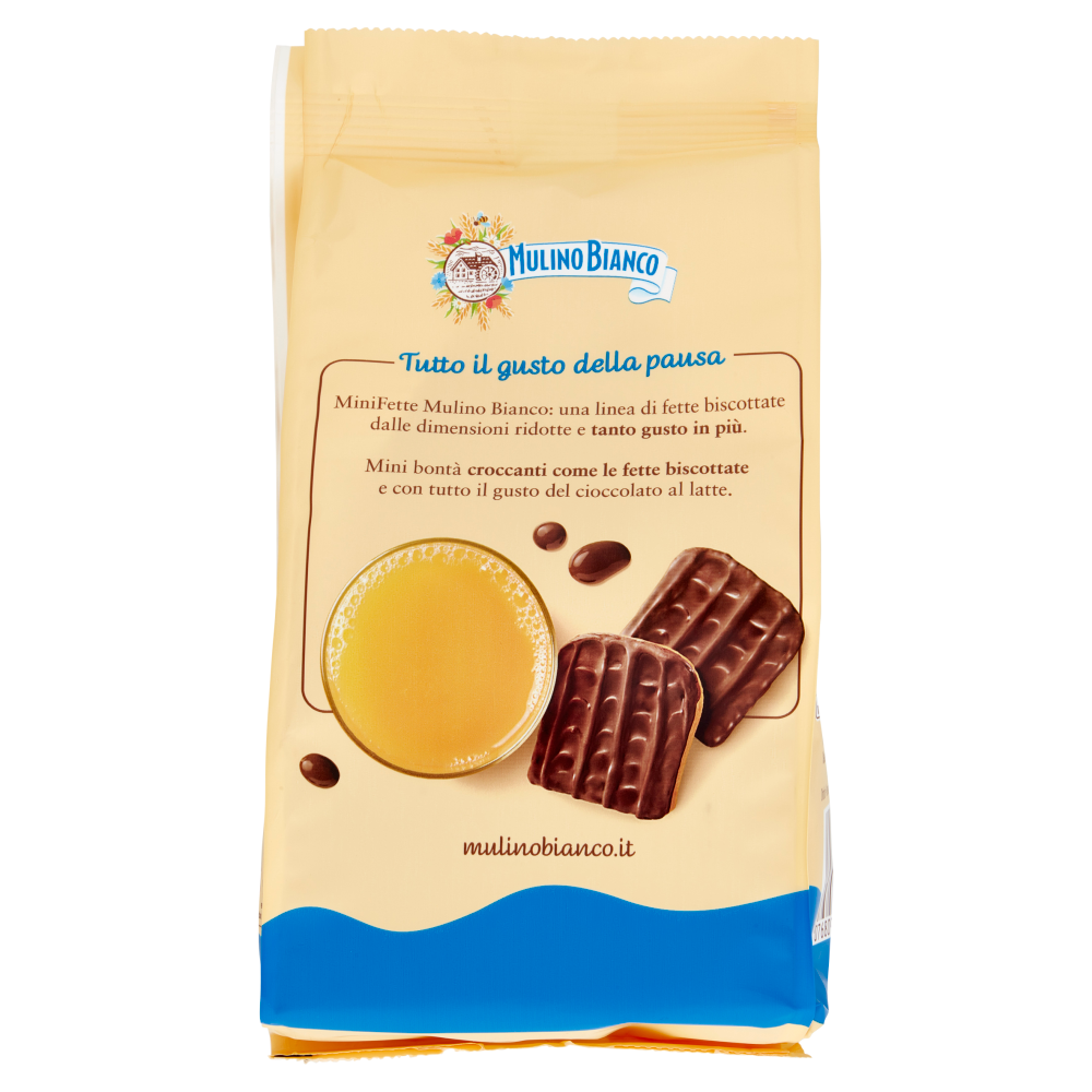 Mulino Bianco Mini Fette con Cioccolato al latte 110g