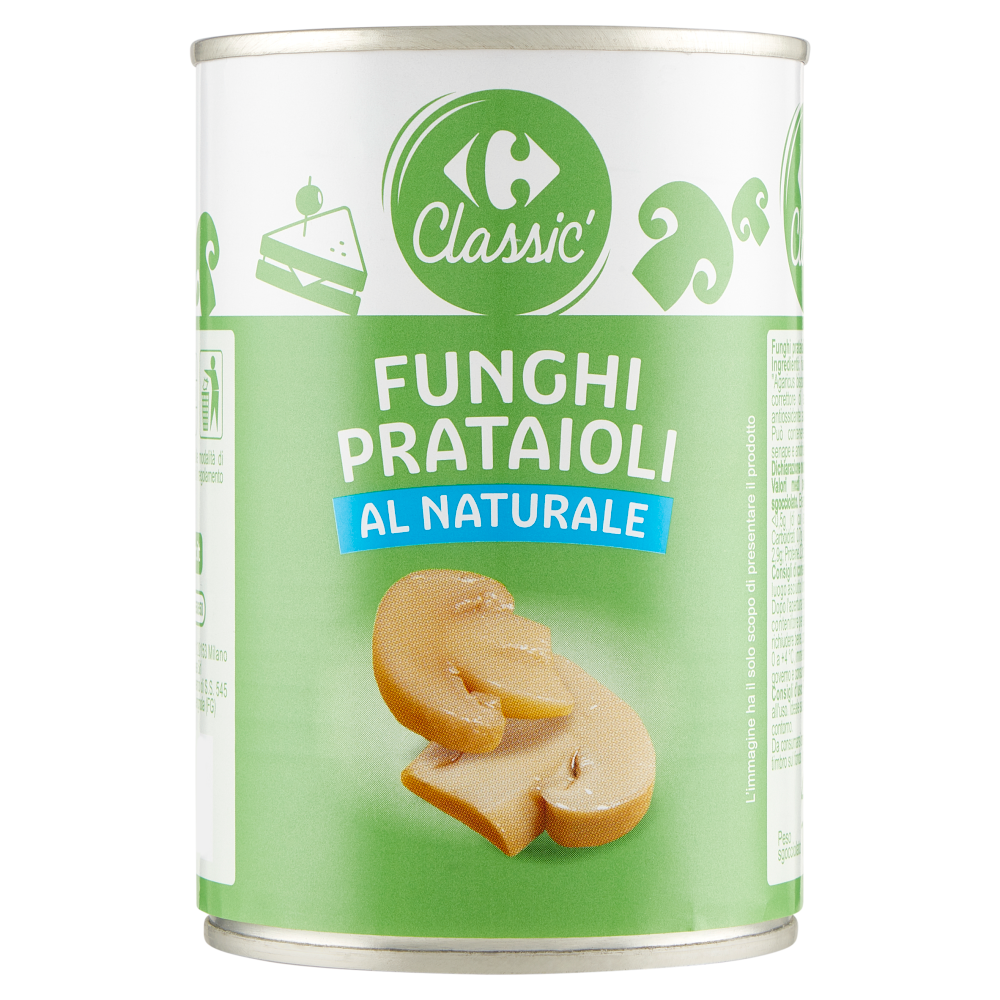 Carrefour Classic Funghi Prataioli al Naturale 400 g