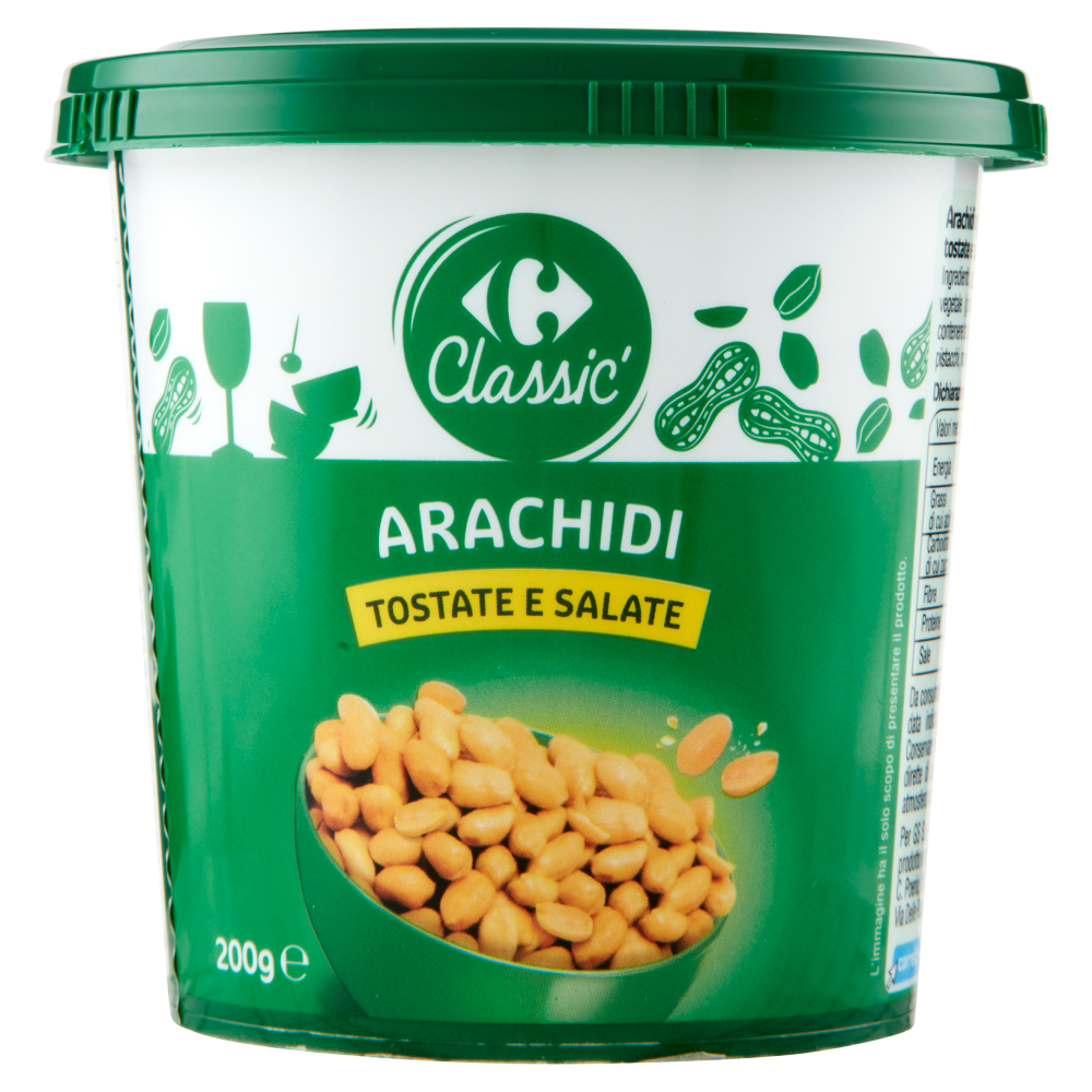 Carrefour Classic Arachidi Tostate e Salate 200 g