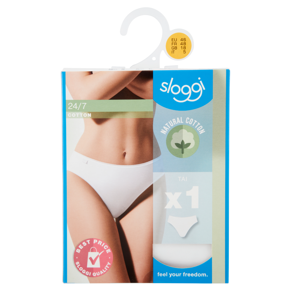 sloggi 24/7 Cotton Tai tg. 5 White 1 pz