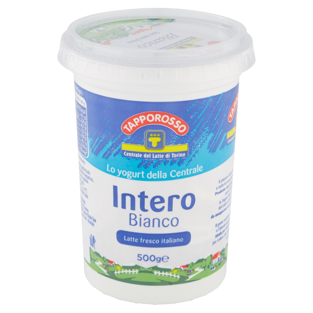 Centrale del Latte di Torino Tapporosso Intero Bianco 500 g