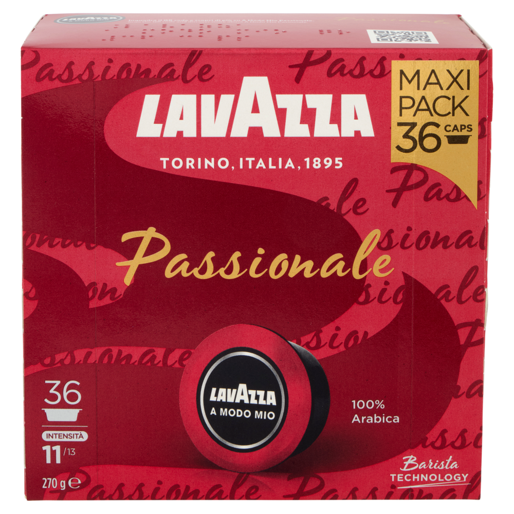 Lavazza A Modo Mio Passionale 36 Capsule 270 g