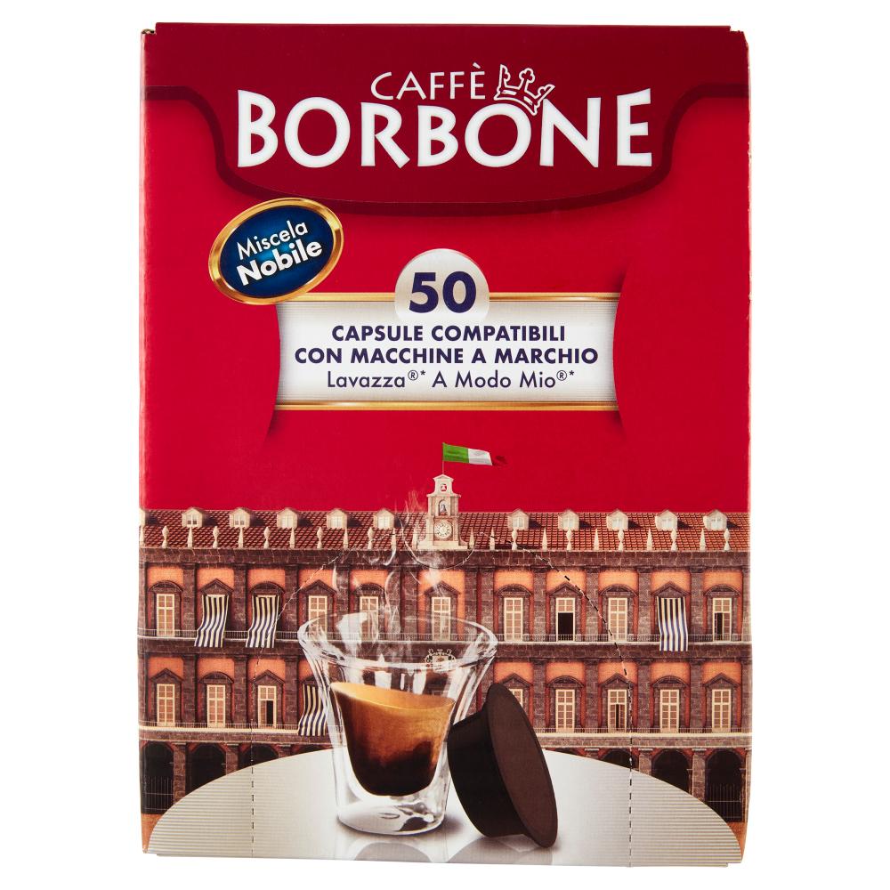 Caffè Borbone Miscela Nobile Capsule Compatibili Lavazza* A modo Mio* 50 x  7,2 g