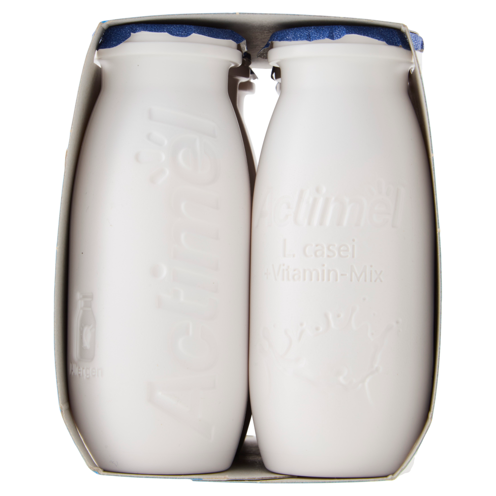 ACTIMEL, Yogurt da Bere con Vit B6 e D per il Sistema Immunitario, Bianco Naturale, 6X100G