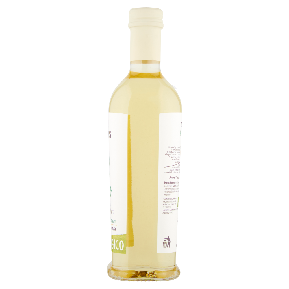 De Nigris Aceto di vino Bianco Biologico 500 ml