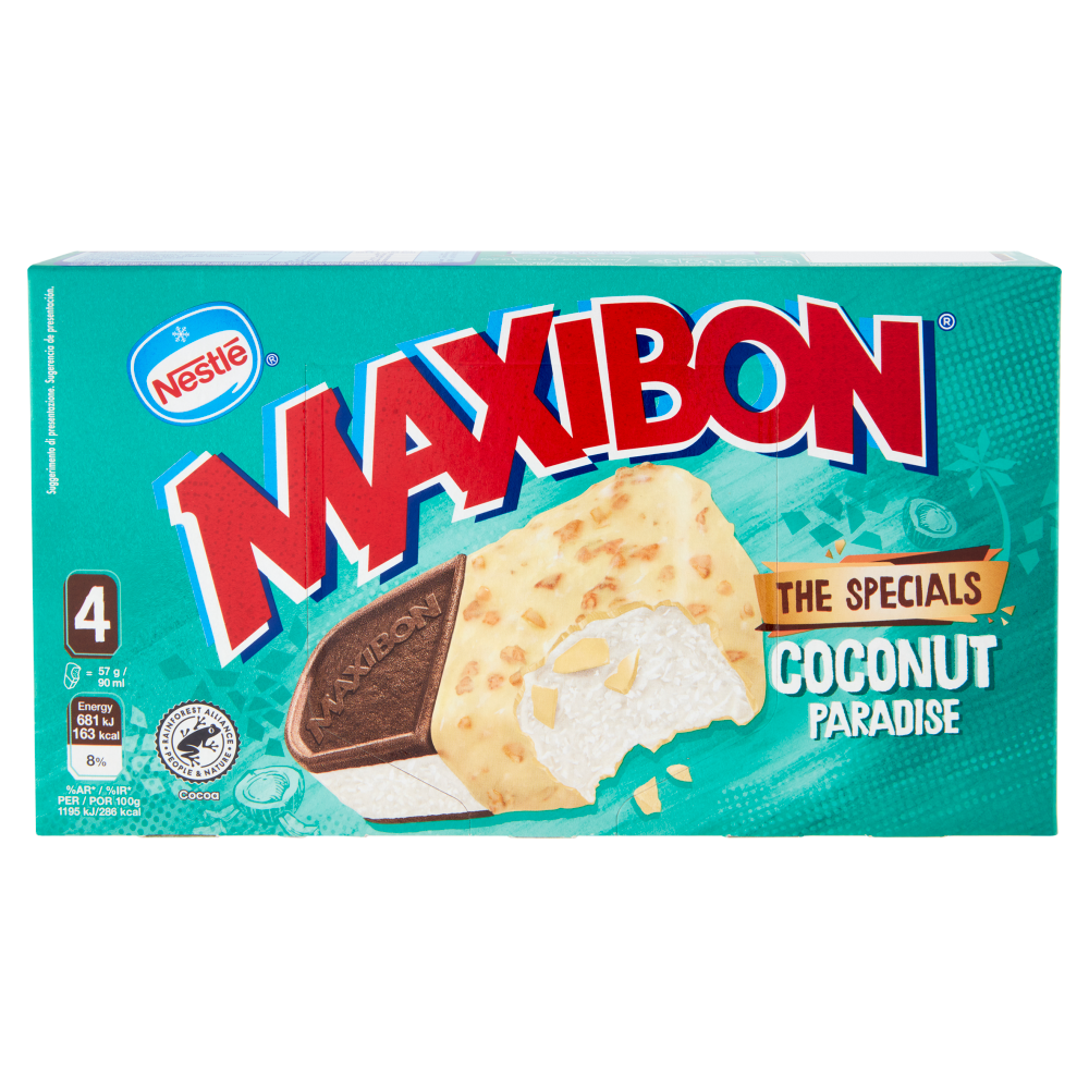 NESTLÉ Maxibon Coconut Paradise 4 x 57 g
