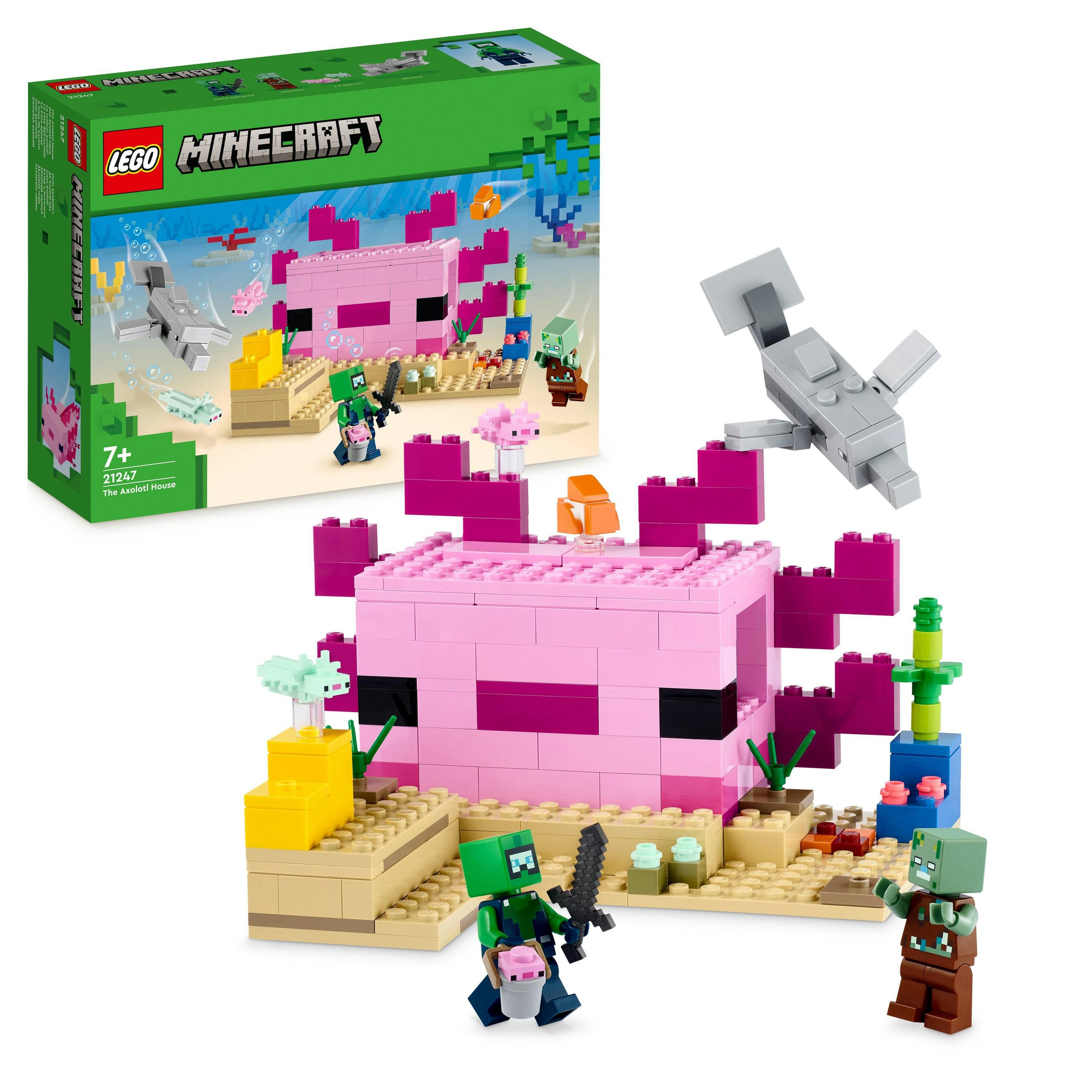 LEGO Minecraft La casa dell&rsquo;Axolotl