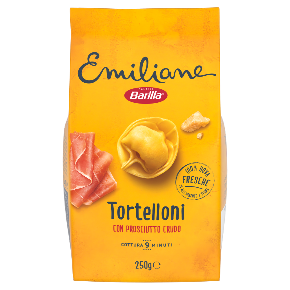 Barilla Emiliane Tortelloni con Prosciutto Crudo e Parmigiano Reggiano 250 g